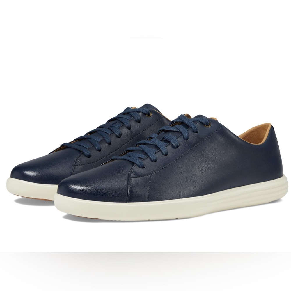 Cole Haan Men's Grand Crosscourt II in Navy Leather